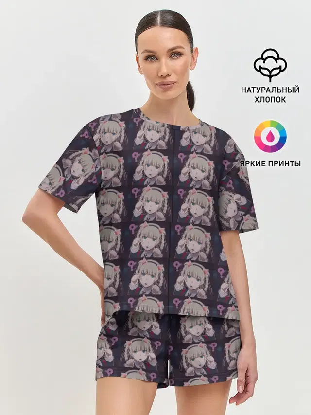 Женская пижама с шортами