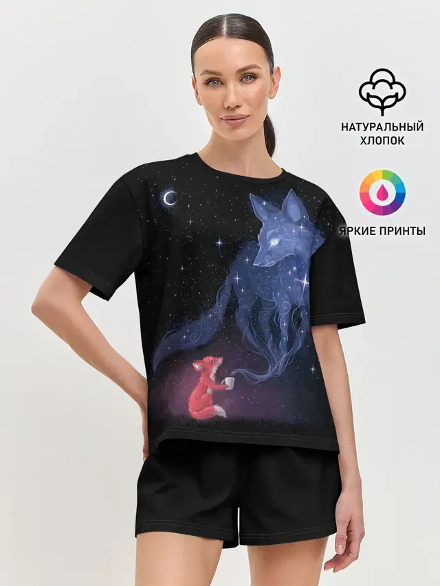 Женская пижама с шортами