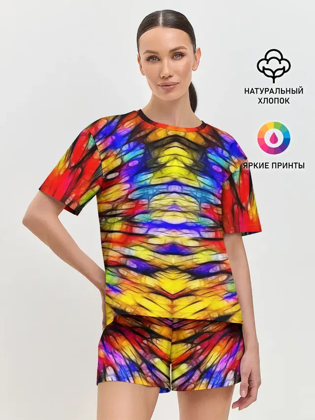 Женская пижама с шортами