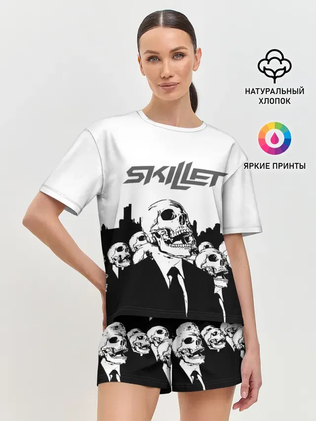 Женская пижама с шортами