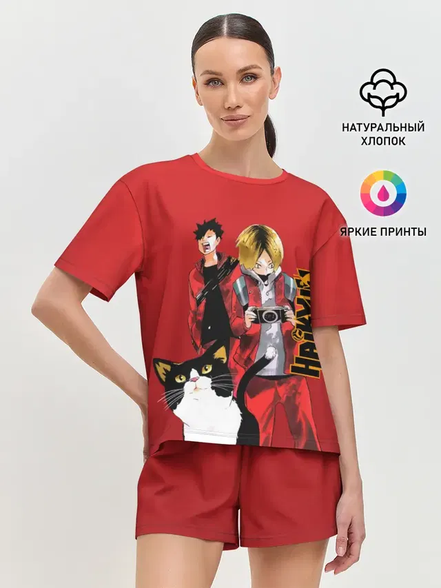 Женская пижама с шортами