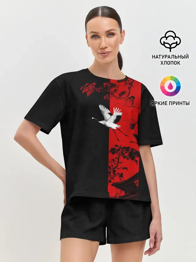 Женская пижама с шортами