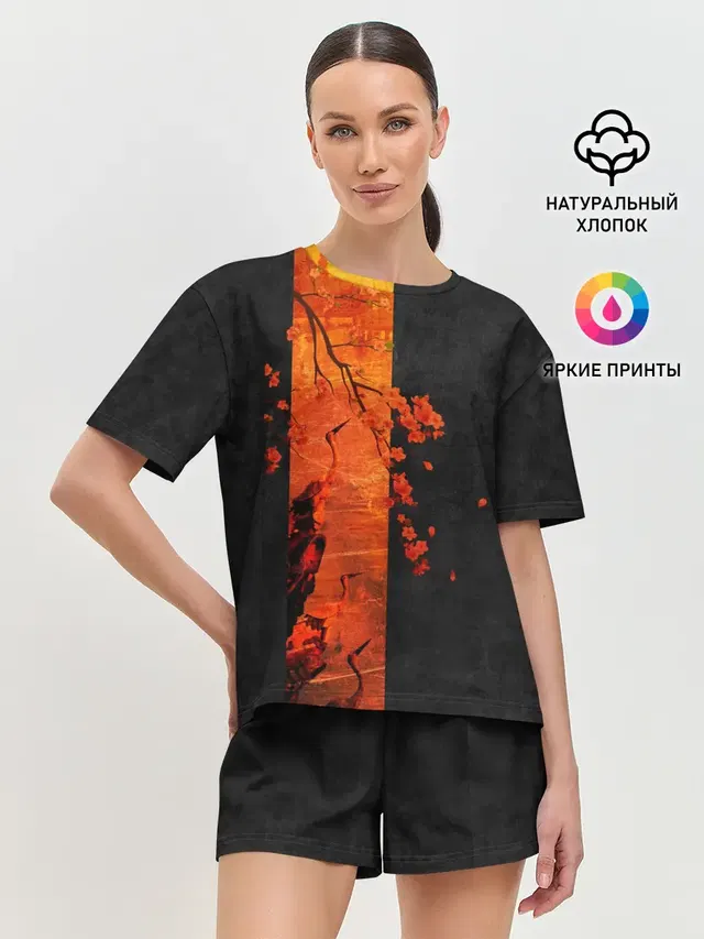 Женская пижама с шортами