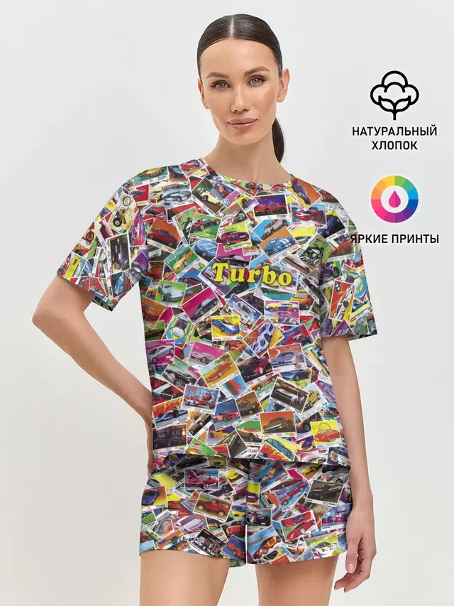 Женская пижама с шортами