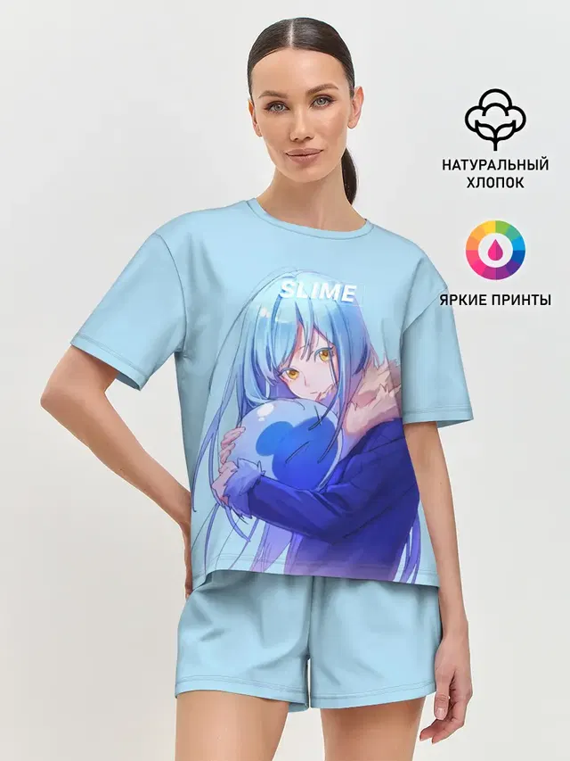 Женская пижама с шортами