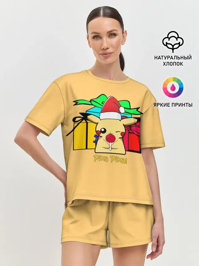 Женская пижама с шортами