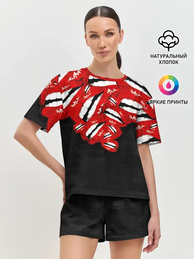 Женская пижама с шортами