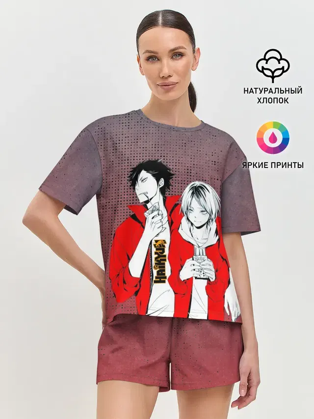 Женская пижама с шортами