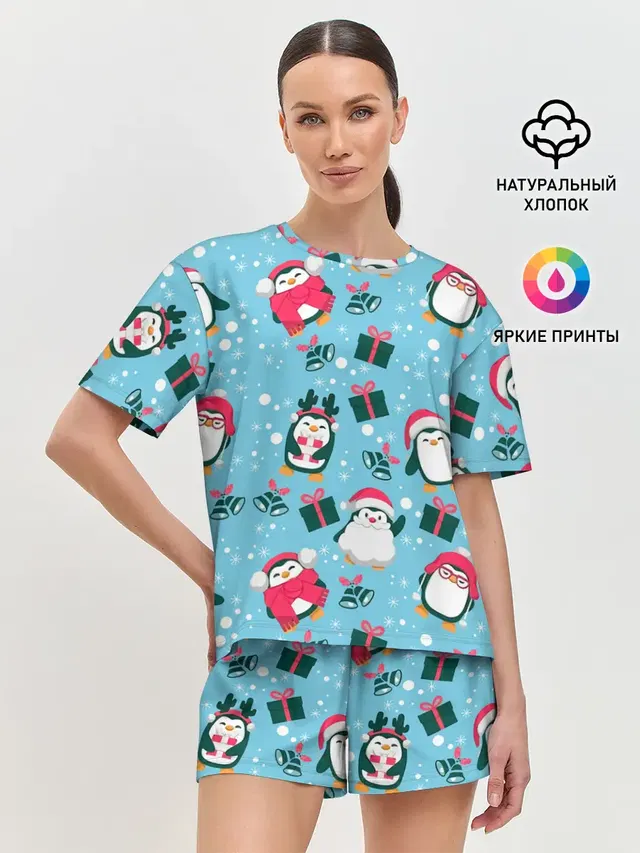 Женская пижама с шортами