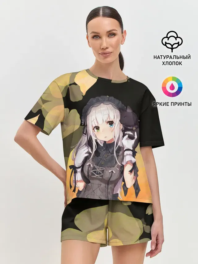 Женская пижама с шортами