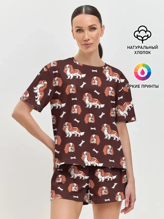 Женская пижама с шортами