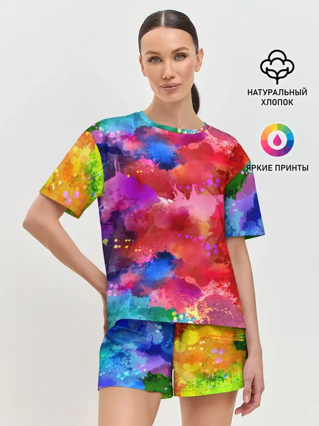 Женская пижама с шортами