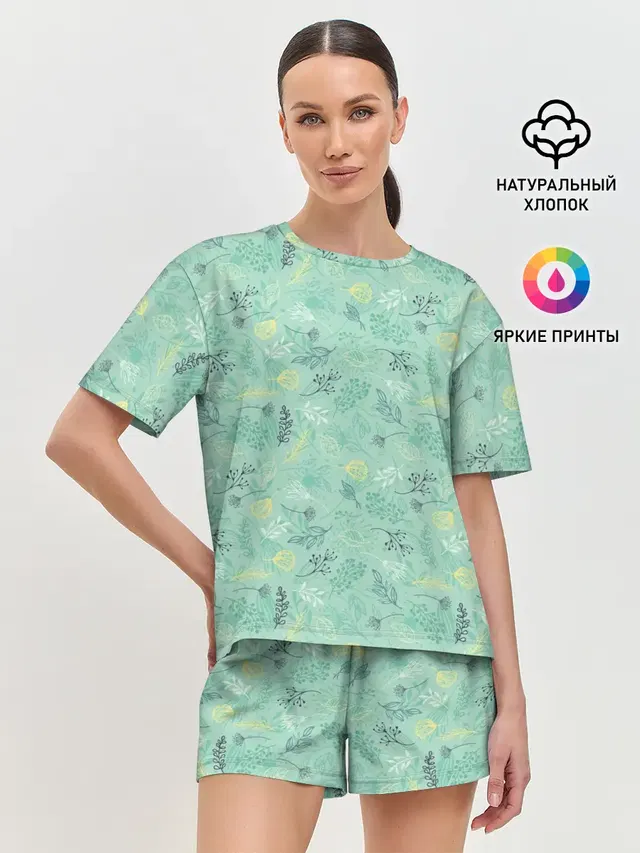 Женская пижама с шортами