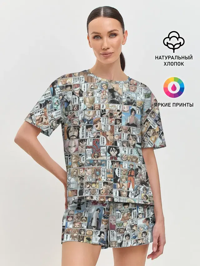 Женская пижама с шортами