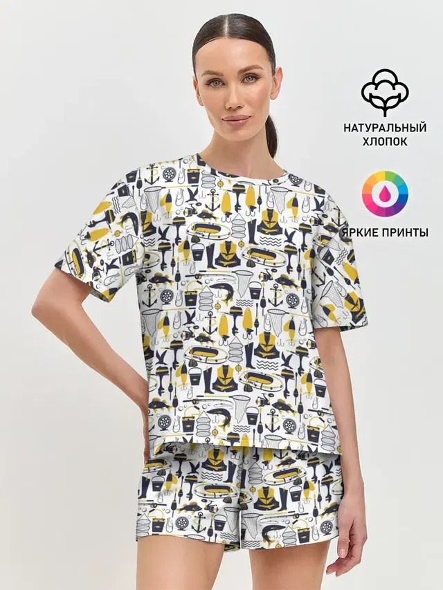 Женская пижама с шортами