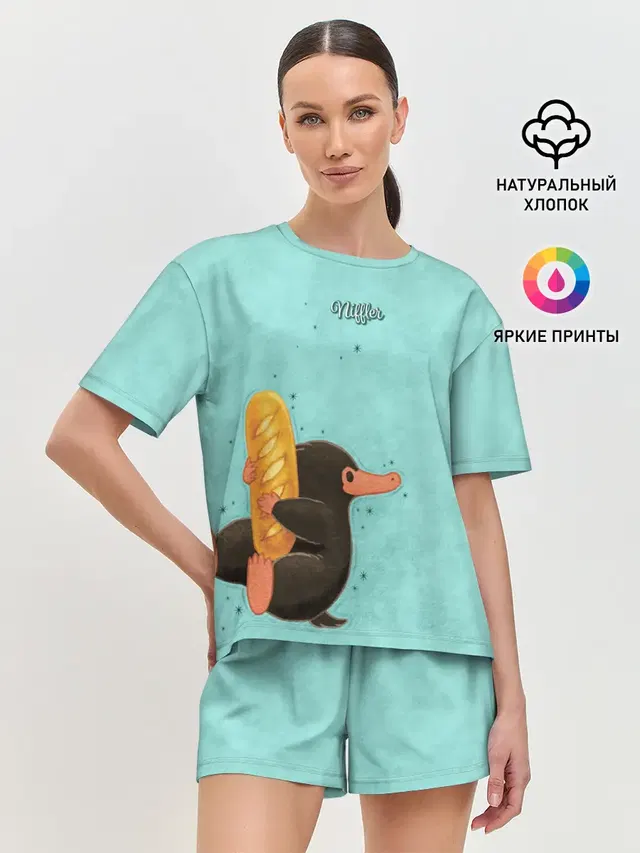Женская пижама с шортами