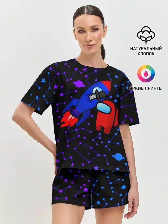 Женская пижама с шортами