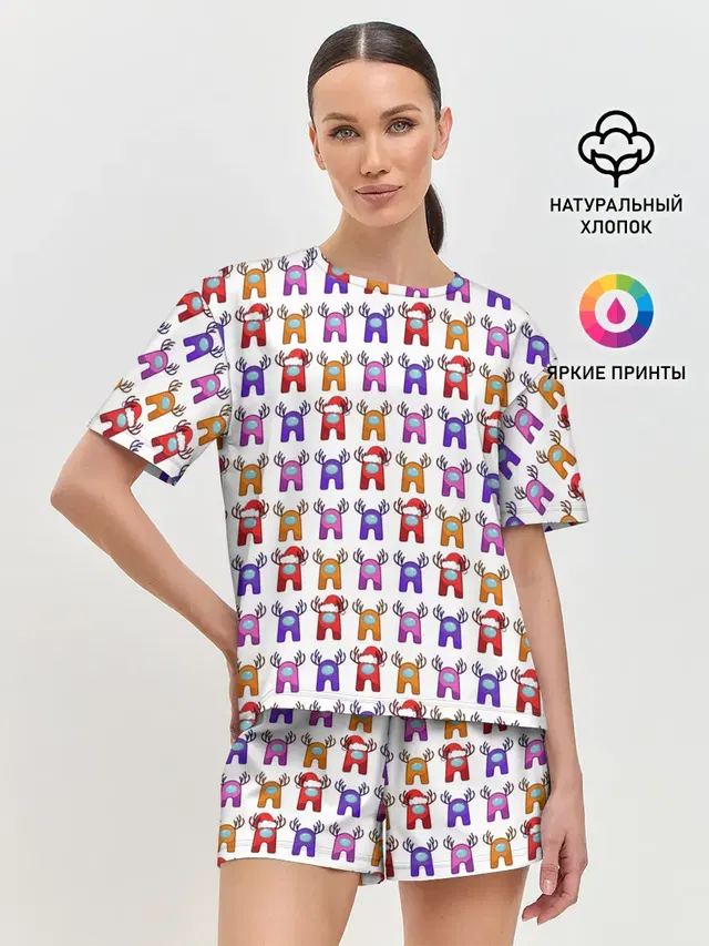Женская пижама с шортами