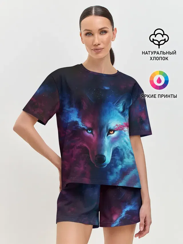 Женская пижама с шортами
