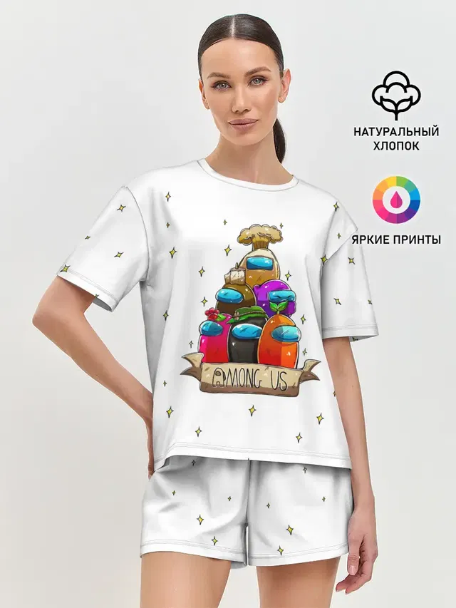 Женская пижама с шортами