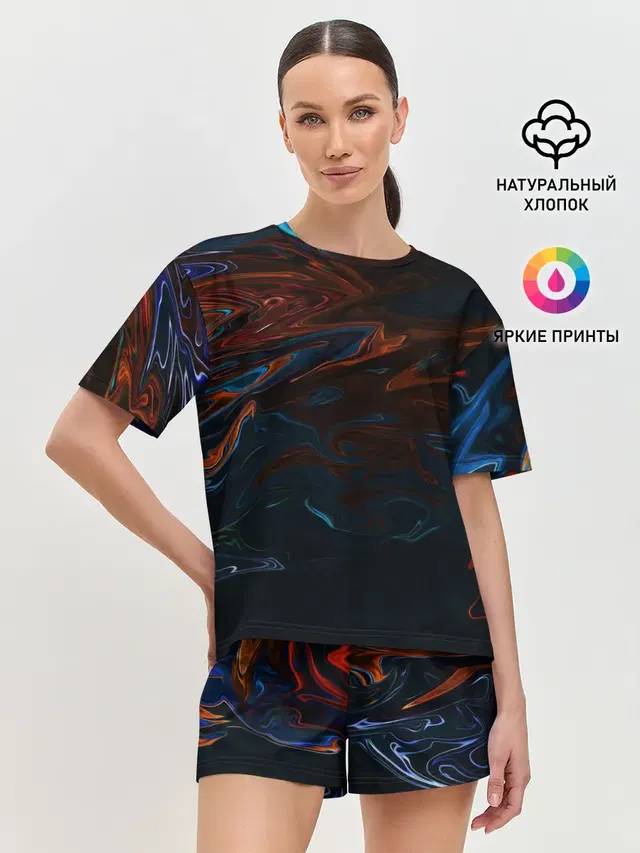 Женская пижама с шортами