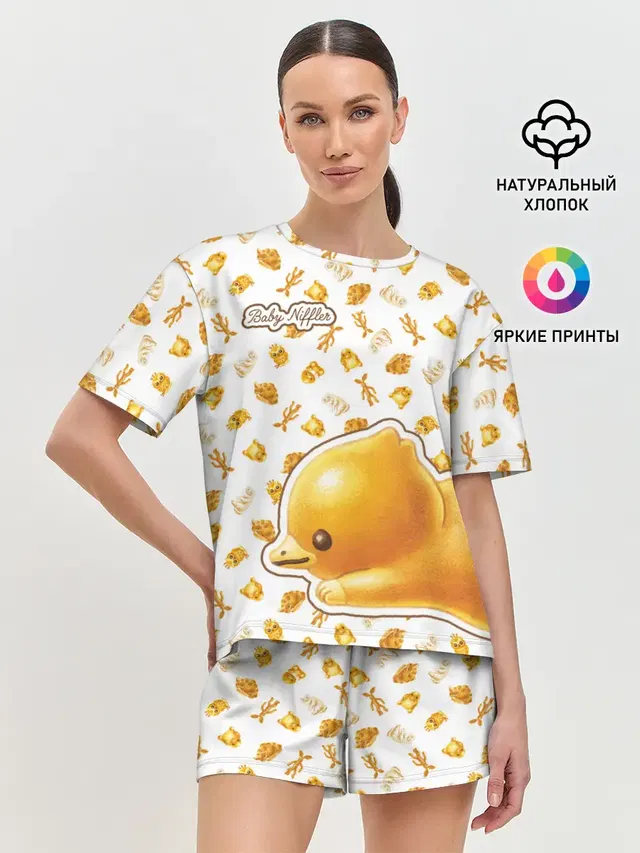 Женская пижама с шортами