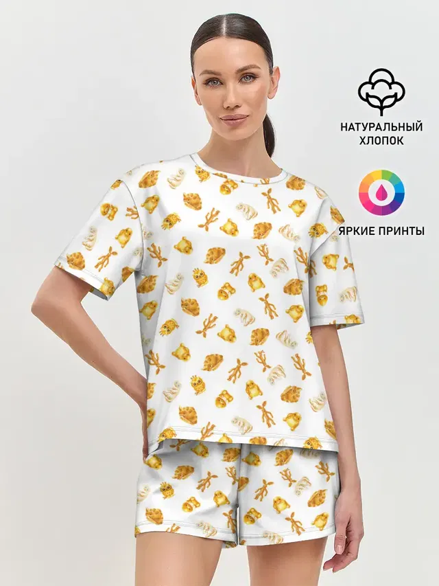 Женская пижама с шортами
