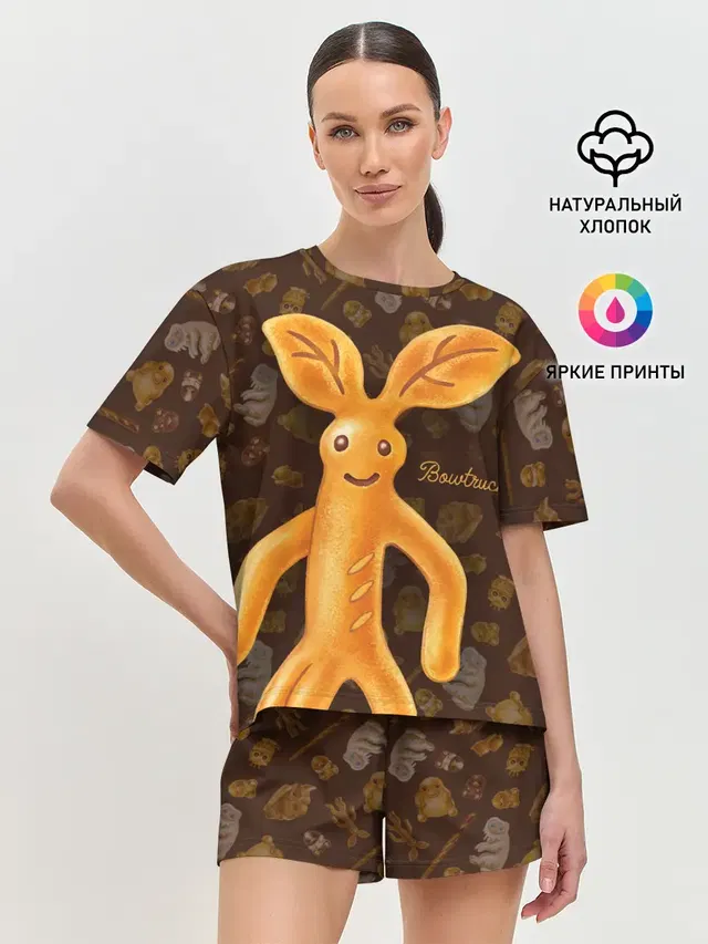 Женская пижама с шортами