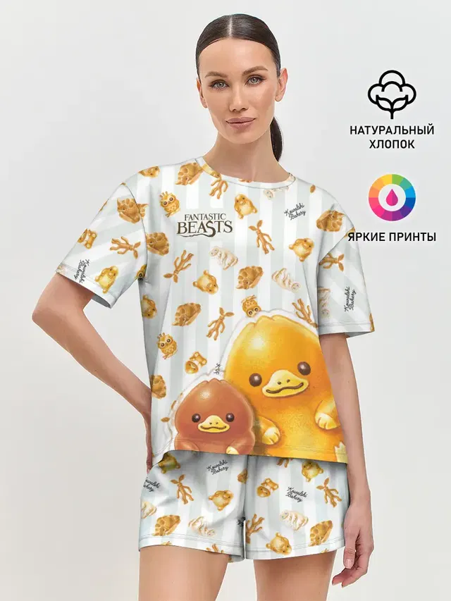 Женская пижама с шортами