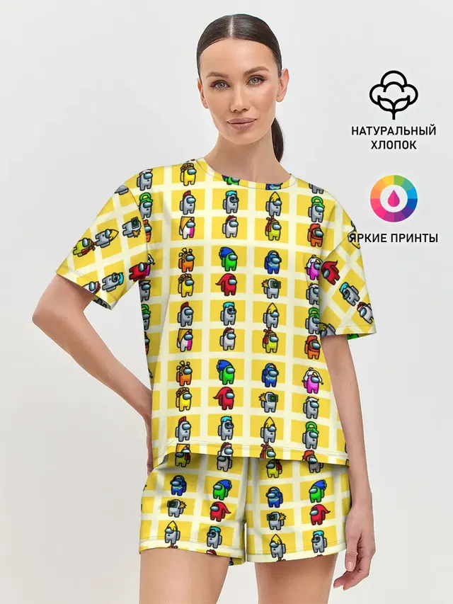 Женская пижама с шортами