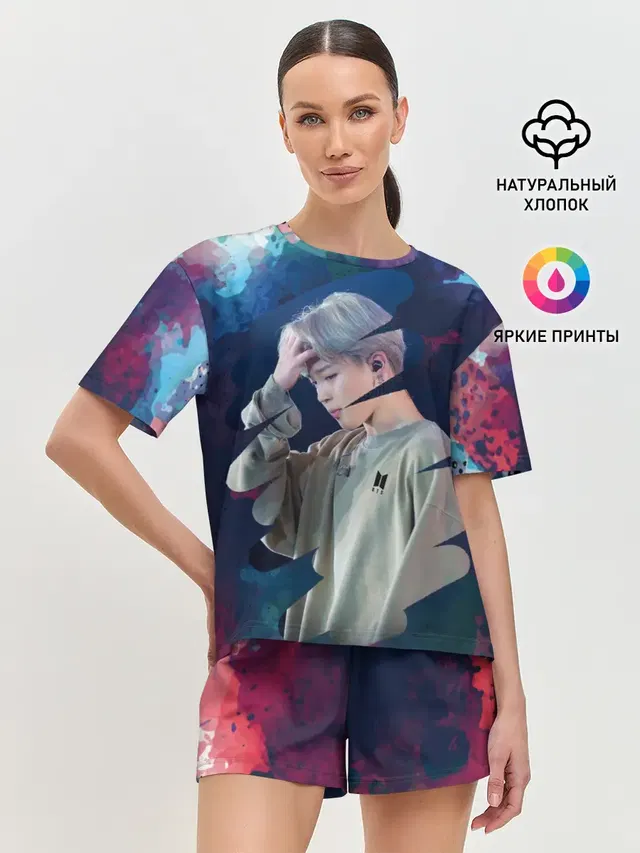 Женская пижама с шортами