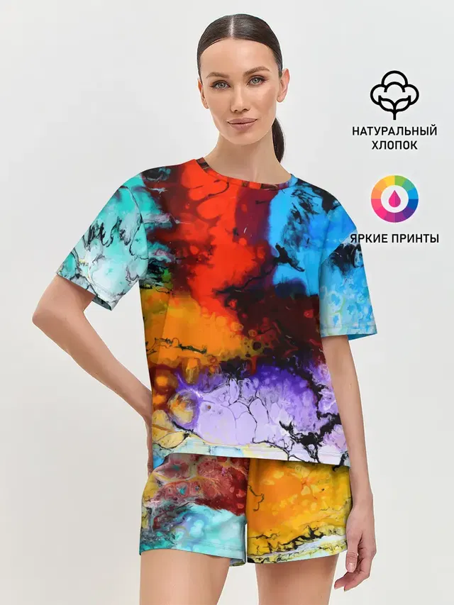 Женская пижама с шортами