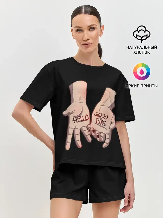 Женская пижама с шортами