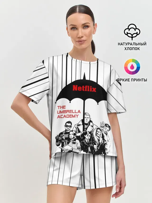 Женская пижама с шортами