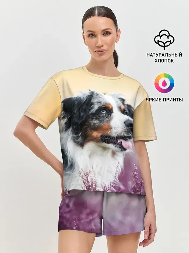Женская пижама с шортами