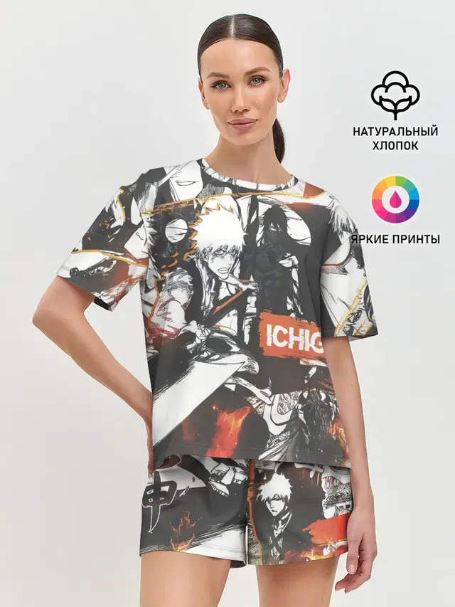 Женская пижама с шортами