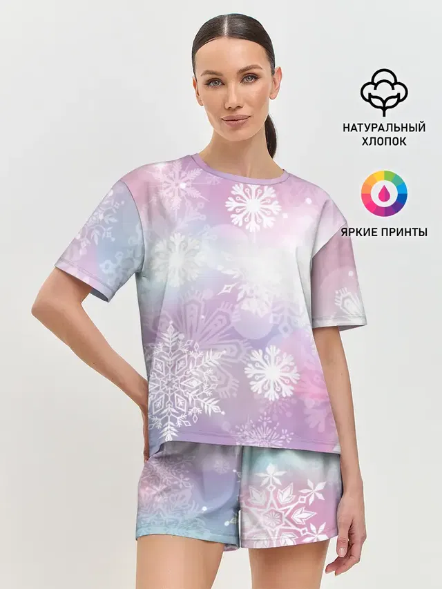 Женская пижама с шортами