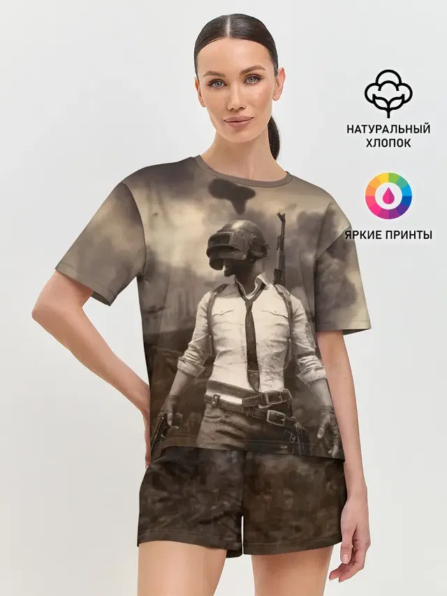 Женская пижама с шортами