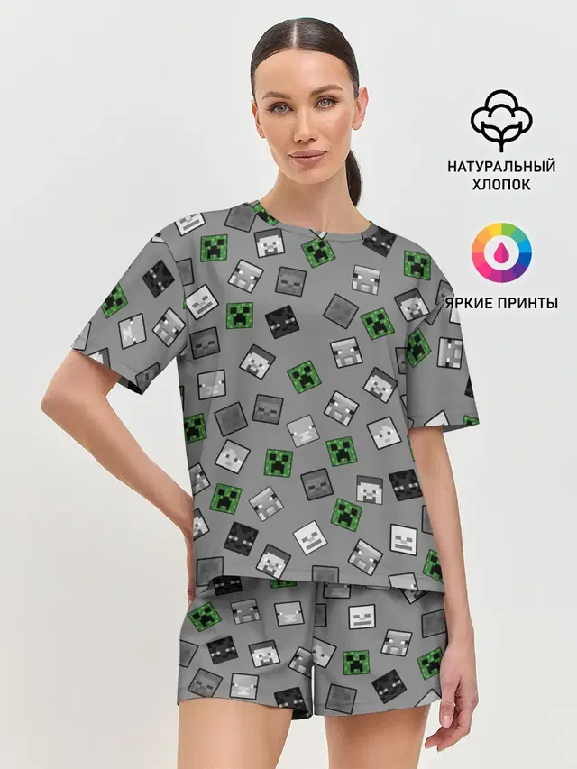 Женская пижама с шортами