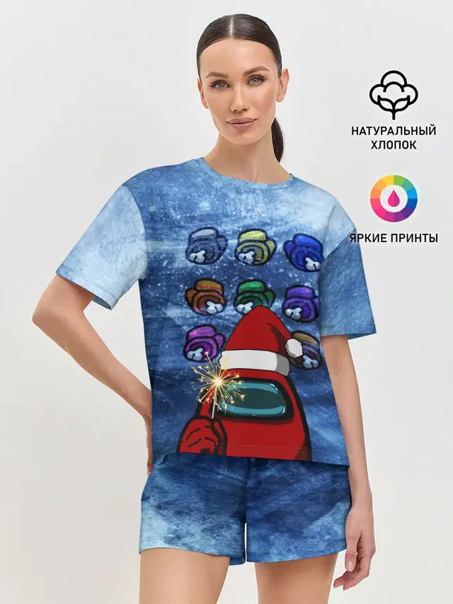Женская пижама с шортами