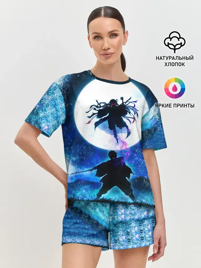 Женская пижама с шортами