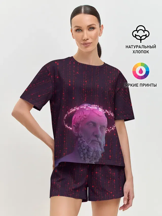 Женская пижама с шортами