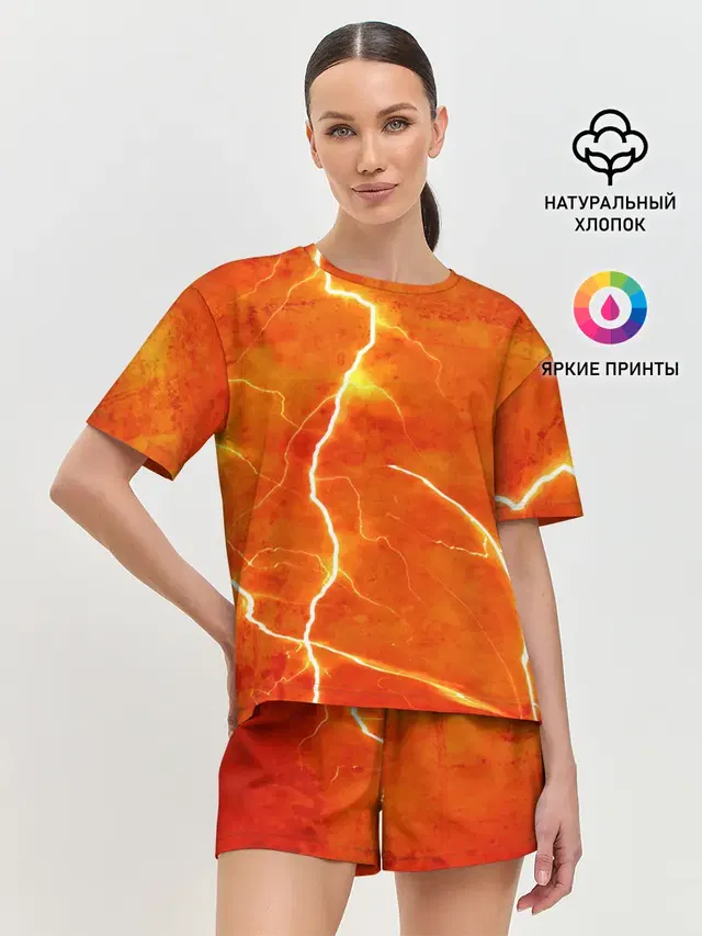 Женская пижама с шортами