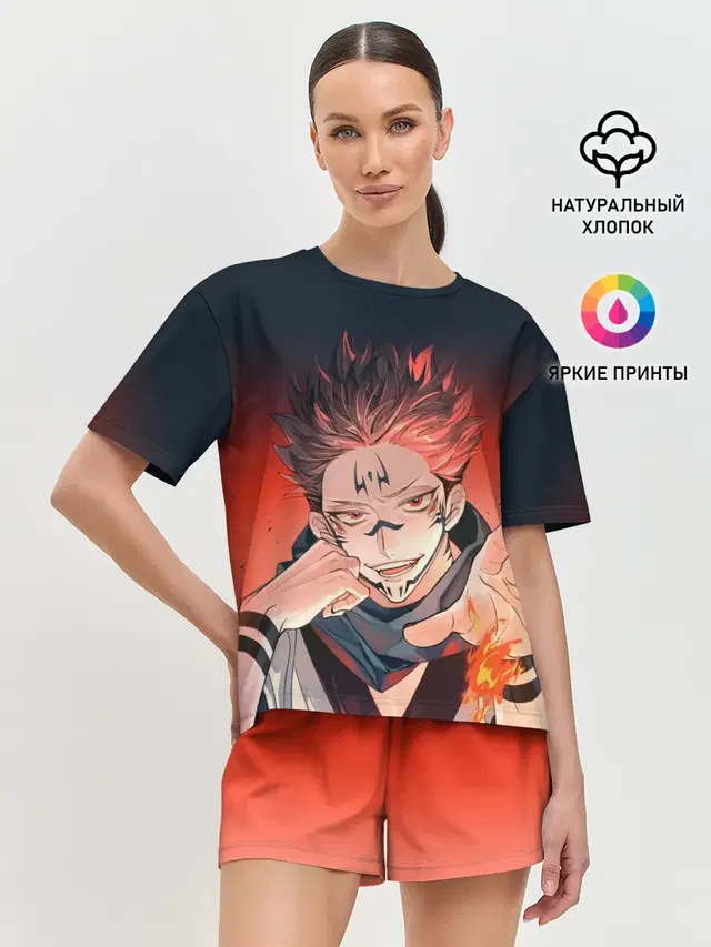 Женская пижама с шортами