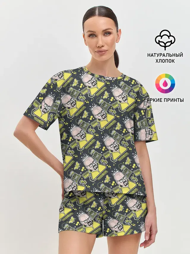 Женская пижама с шортами