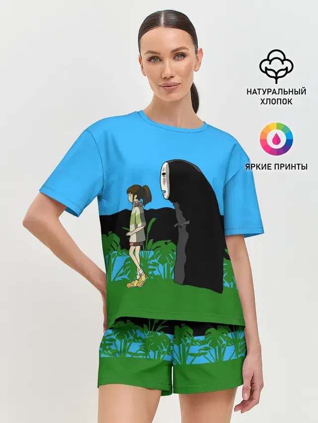 Женская пижама с шортами