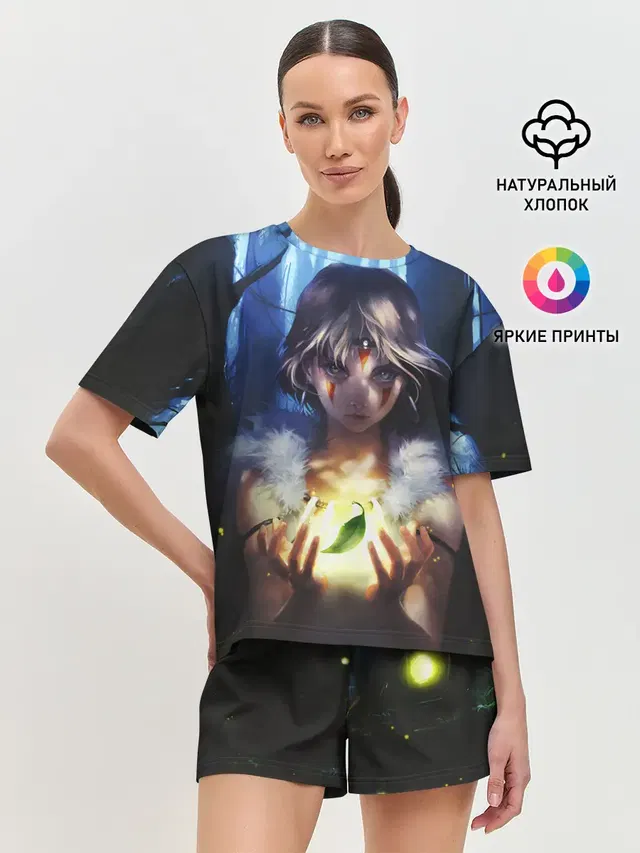 Женская пижама с шортами