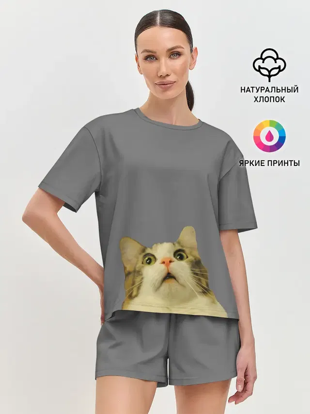 Женская пижама с шортами