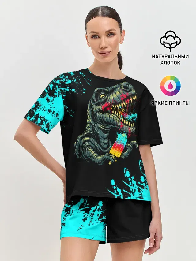 Женская пижама с шортами