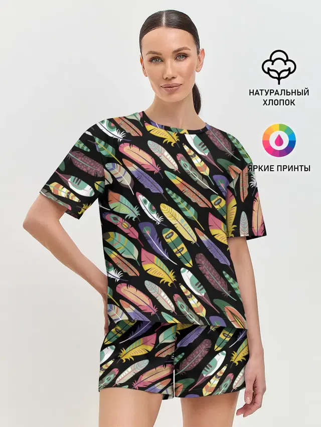 Женская пижама с шортами